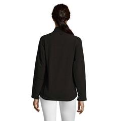 Vue ROXY ZIP SOFTSHELL FEMME - Roxy de couleur noir| Krokrodeal
