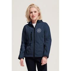 Vue REPLAY WOMEN SOFTSHELL - Replay women de couleur bleu| Krokrodeal