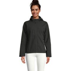 Vue REPLAY WOMEN SOFTSHELL - Replay women de couleur noir| Krokrodeal