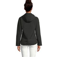 Vue REPLAY WOMEN SOFTSHELL - Replay women de couleur noir| Krokrodeal