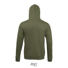 Vue SNAKE Sweat capuche - Snake de couleur vert| Krokrodeal