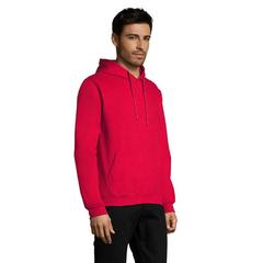 Vue SNAKE Sweat capuche - Snake de couleur rouge| Krokrodeal