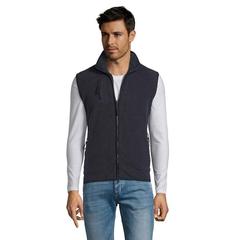 Vue NORWAY GILET POLAIRE UNISEX - Norway de couleur bleu| Krokrodeal