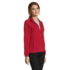 Vue NORTH WOMEN VESTE POLAIRE - North women de couleur rouge| Krokrodeal
