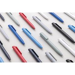 Vue Mini stylo en ABS recyclé certifié GRS Pocketpal de couleur gris| Krokrodeal