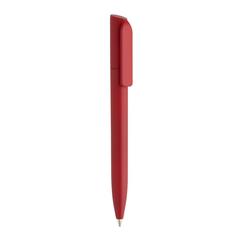Vue Mini stylo en ABS recyclé certifié GRS Pocketpal de couleur rouge| Krokrodeal