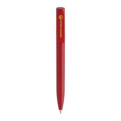 Vue Mini stylo en ABS recyclé certifié GRS Pocketpal de couleur rouge| Krokrodeal