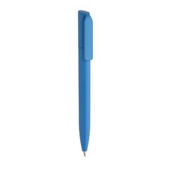 Vue Mini stylo en ABS recyclé certifié GRS Pocketpal de couleur bleu| Krokrodeal