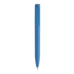 Vue Mini stylo en ABS recyclé certifié GRS Pocketpal de couleur bleu| Krokrodeal