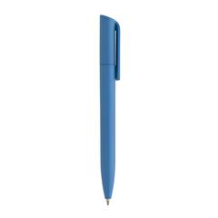 Vue Mini stylo en ABS recyclé certifié GRS Pocketpal de couleur bleu| Krokrodeal