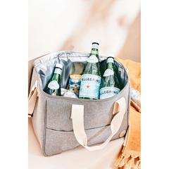 Vue VINGA Panier isotherme Sortino de couleur gris| Krokrodeal