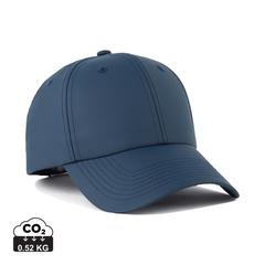 Vue VINGA Casquette en rPET recyclé AWARE™ Baltimore de couleur bleu| Krokrodeal