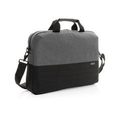 Vue Sacoche pour ordinateur 15,6" Swiss Peak AWARE™ de couleur gris| Krokrodeal