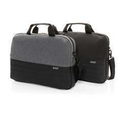 Vue Sacoche pour ordinateur 15,6" Swiss Peak AWARE™ de couleur gris| Krokrodeal