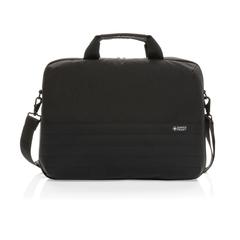 Vue Sacoche pour ordinateur 15,6" Swiss Peak AWARE™ de couleur noir| Krokrodeal
