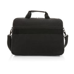 Vue Sacoche pour ordinateur 15,6" Swiss Peak AWARE™ de couleur noir| Krokrodeal