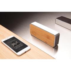 Vue Enceinte 3W avec bambou Nevada de couleur gris| Krokrodeal