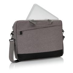 Vue Sac pour ordinateur portable 15” Trend de couleur gris| Krokrodeal
