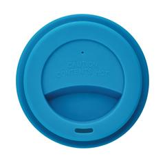 Vue Tasse à café en PLA de couleur bleu| Krokrodeal