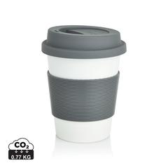 Vue Tasse à café en PLA de couleur blanc| Krokrodeal