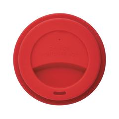 Vue Tasse à café en PLA de couleur rouge| Krokrodeal