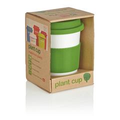 Vue Tasse à café en PLA de couleur vert| Krokrodeal