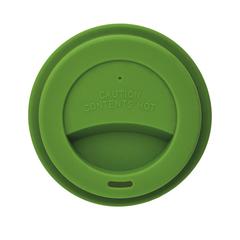 Vue Tasse à café en PLA de couleur vert| Krokrodeal