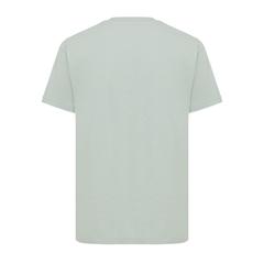 Vue T-shirt coupe décontractée en coton recyclé Iqoniq Kakadu de couleur vert| Krokrodeal