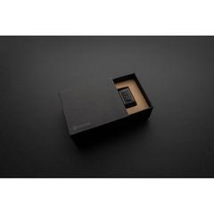 Vue Lampe torche frontale en ABS recyclé RCS Gear X de couleur gris| Krokrodeal