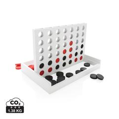 Vue Jeu de Puissance 4 en bois de couleur blanc| Krokrodeal