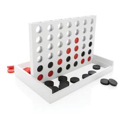 Vue Jeu de Puissance 4 en bois de couleur blanc| Krokrodeal
