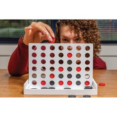 Vue Jeu de Puissance 4 en bois de couleur blanc| Krokrodeal