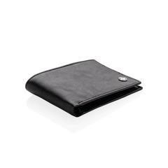 Vue Portefeuille anti RFID de couleur noir| Krokrodeal