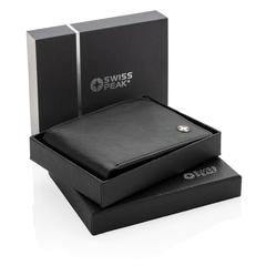Vue Portefeuille anti RFID de couleur noir| Krokrodeal