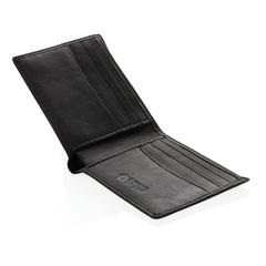 Vue Portefeuille anti RFID de couleur noir| Krokrodeal