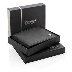 Vue Portefeuille anti RFID de couleur noir| Krokrodeal