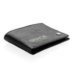 Vue Portefeuille anti RFID de couleur noir| Krokrodeal