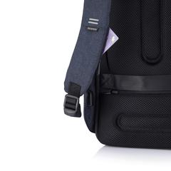 Vue Sac à dos antivol Bobby Hero Small de couleur bleu| Krokrodeal