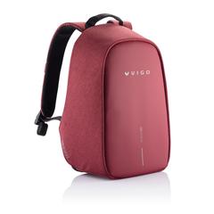 Vue Sac à dos antivol Bobby Hero Small de couleur rouge| Krokrodeal