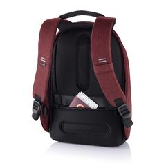 Vue Sac à dos antivol Bobby Hero Small de couleur rouge| Krokrodeal