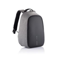 Vue Sac à dos antivol Bobby Hero Small de couleur gris| Krokrodeal