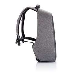 Vue Sac à dos antivol Bobby Hero Small de couleur gris| Krokrodeal
