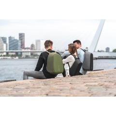 Vue Sac à dos antivol Bobby Hero Small de couleur noir| Krokrodeal