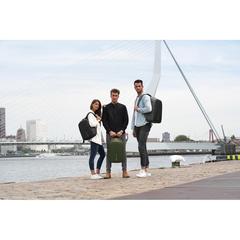 Vue Sac à dos antivol Bobby Hero Small de couleur noir| Krokrodeal