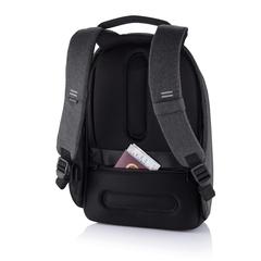 Vue Sac à dos antivol Bobby Hero Small de couleur noir| Krokrodeal