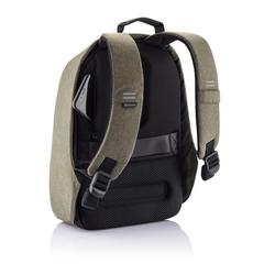 Vue Sac à dos antivol Bobby Hero Small de couleur vert| Krokrodeal