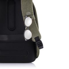 Vue Sac à dos antivol Bobby Hero Small de couleur vert| Krokrodeal