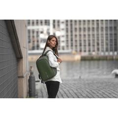 Vue Sac à dos antivol Bobby Hero Small de couleur vert| Krokrodeal
