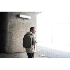 Vue Sac à dos antivol Bobby Hero Small de couleur vert| Krokrodeal