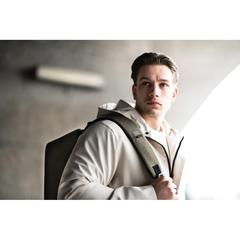 Vue Sac à dos antivol Bobby Hero Small de couleur vert| Krokrodeal